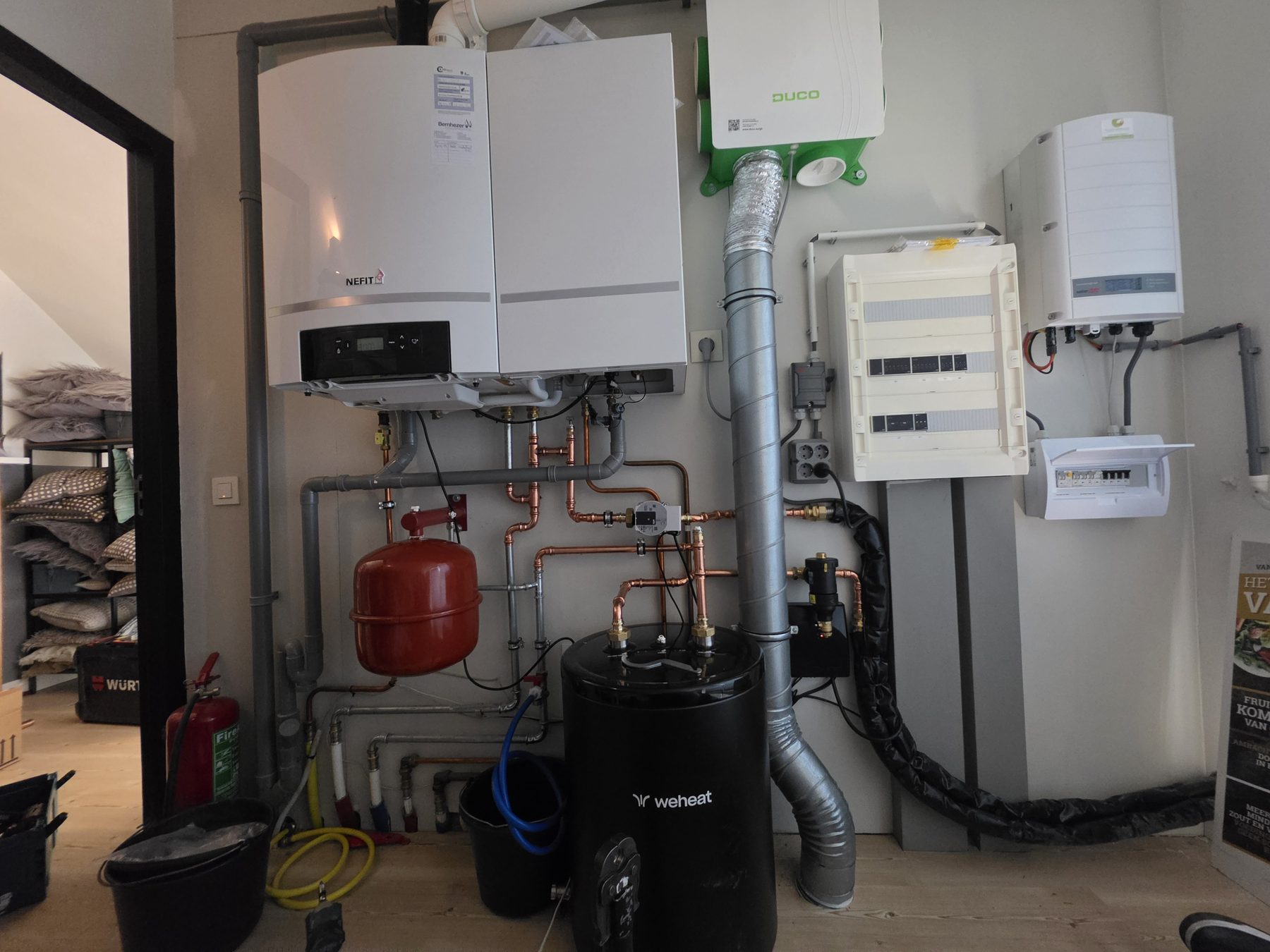 Technische installatie door Ramos Klimaat & Techniek